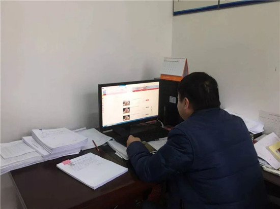 2019.12 湖北省荆门市漳河新区双喜财政所组织开展无纸化学法用法考试